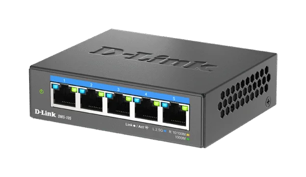 D-Link DMS-108 8-Port 2.5G Multi-Gigabit Desktop Switch 3