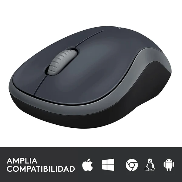 Logitech M185 Wireless Mouse, 2.4GHz with USB Mini Receiver