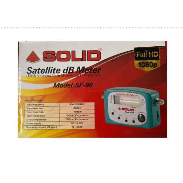 DB METER SOLID SF-90 Satellite Analog dB Meter