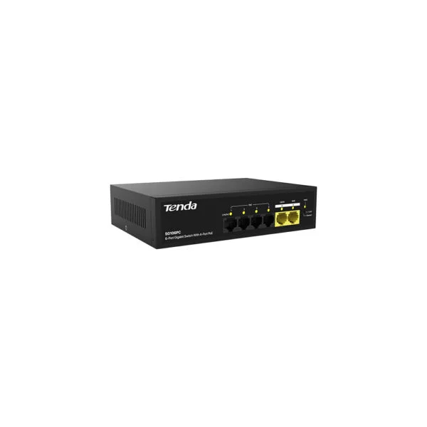 TENDA SG106PC 6-Port Gigabit Lite PoE Switch with 4-Port PoE 4