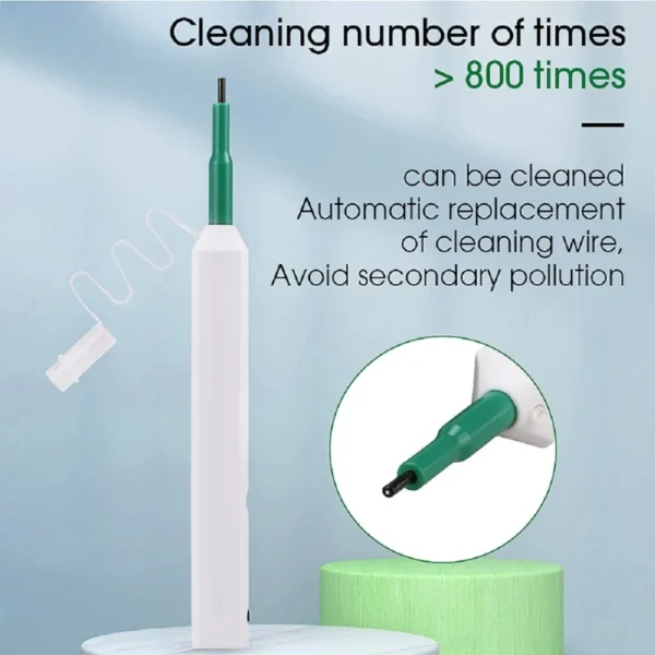 Fiber Optic Connector Cleaner – 2.5mm Cleaning Pen for SC/FC/ST port 2