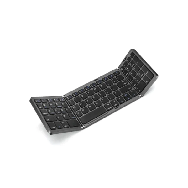 Foldable wireless laptop keyboard with touchpad, Bluetooth 3.0, 81 keys