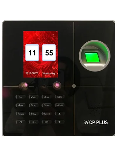 CP PLUS CP-VTA-M1143 Biometric Device – Face & Fingerprint Attendance Terminal with Card, LCD Display, USB, Access Control