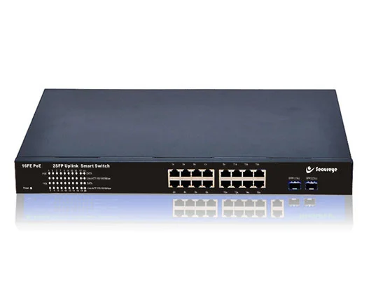 Secureye POE Switchs S-16GE-2UG-250W – Full Giga PoE Switch