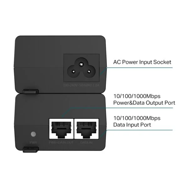 TP-Link TL-POE160S 802.3af/at PoE+ Injector (30W) 4
