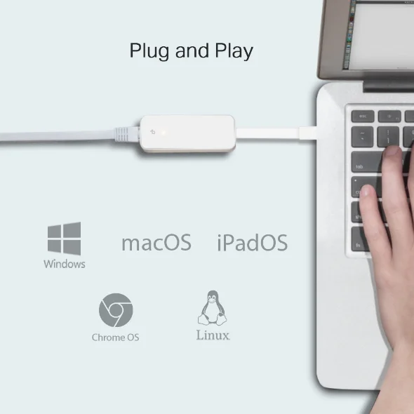 USB Type-C TP-Link UE300C USB Type-C to RJ45 4
