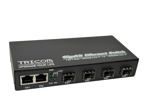 TRICOM SFP FIBER SWITCH 4 PORT