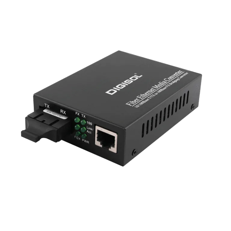 Digisol 1000Base Single Mode Media Converter (20Kms) – DG-MC6123E