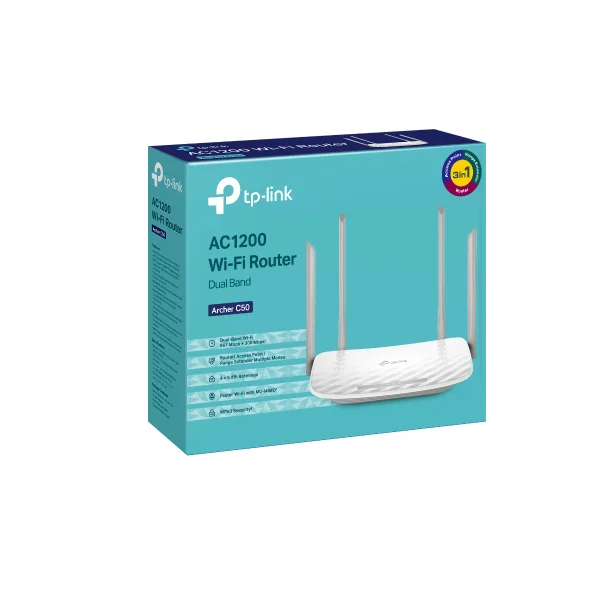 TP-Link Archer C50 V6 AC1200 Wireless Dual Band Router 2
