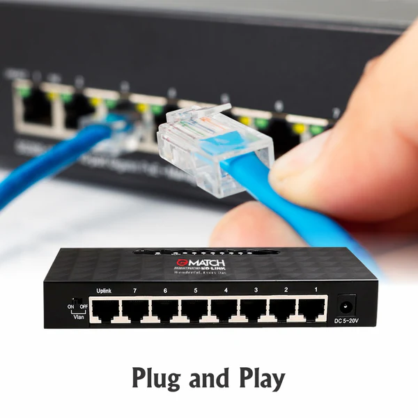 MATCH LB-Link BL-SG1008 8 Port Gigabit Ethernet Switch 2