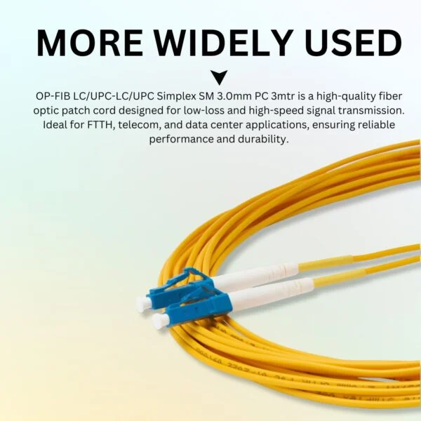 Optilink PATCH CODE OP-FIB SC/UPC-LC/UPC SIMPLEX-SM-3.0mm-PC-3mtr. 2