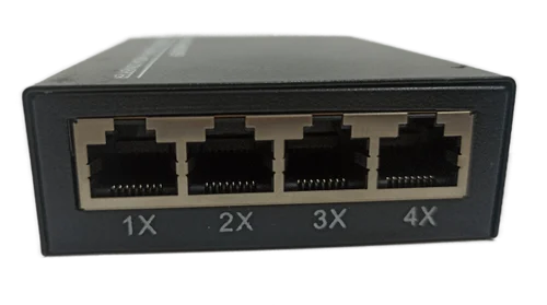 TRICOM Fiber Media Converter 4 RJ45 To Fiber Gigabit Dual Fiber
