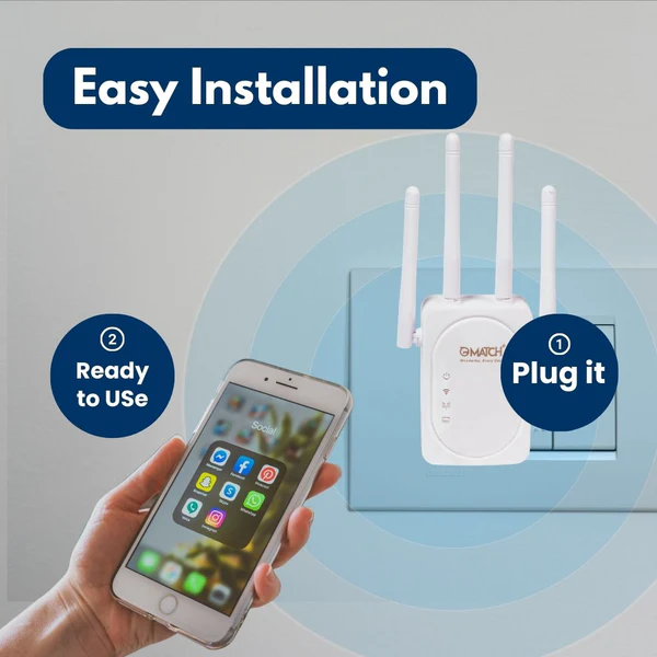 Match LB-Link BL-RE300 300Mbps WiFi Range Extender 3