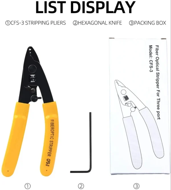 Optical fiber Cable Stripper –CFS-3 Stripping Tool 4