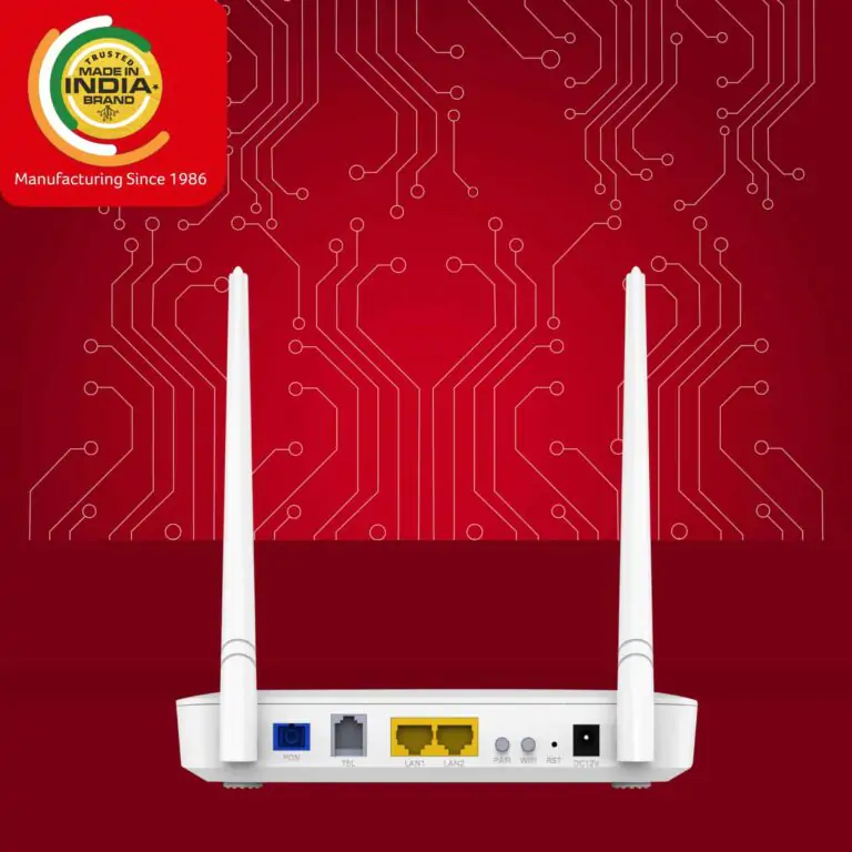 Digisol XPON ONU DG-GR1321 – 300Mbps Wi-Fi Router with 1 PON, 1 GE & 1 FE Port, 1 FXS Port 2